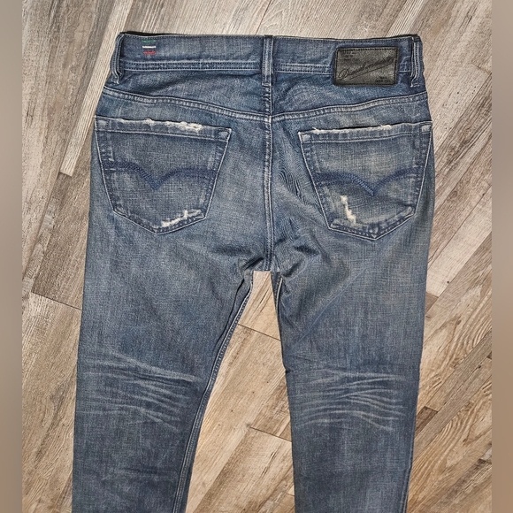 💙Diesel Jeans Almost Vinta Italian 31x30 Bootcut Button Jeans - Picture 7 of 15